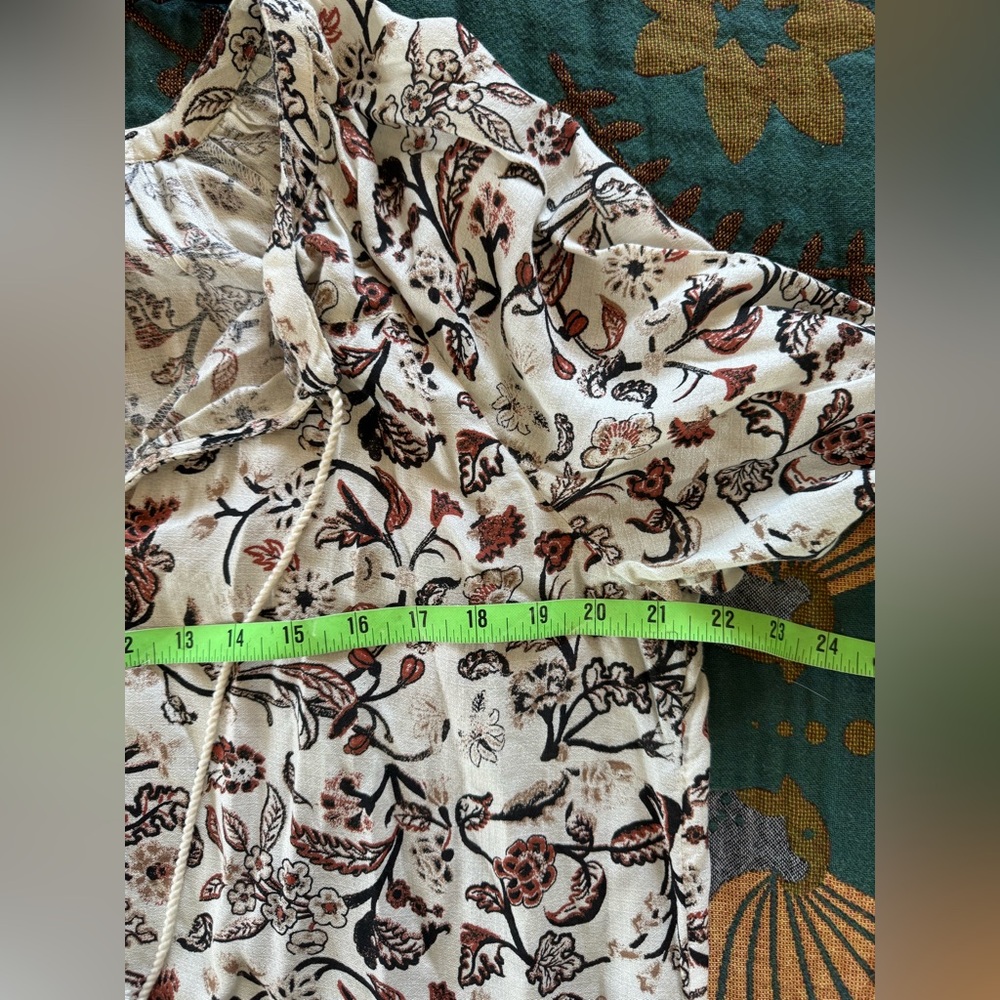 Floral blouse with tassels by Lucky Brand - Picture 7 of 8
